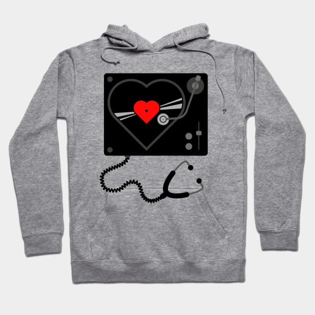 Listen to Your Heart Hoodie by viktorhertz